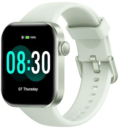 Montre Connectée Femme Homme avec Appels Bluetooth, 1.85 HD Smartwatch avec 140+ Modes Sportifs, Etanche IP68 Montre Connectee avec Podometre/Cardiofrequencemetre/Moniteur de Sommeil pour Android/iOS