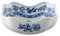 Hutschenreuther Hutschreuter 02001-720002-13168 Saladier Rectangulaire Porcelaine Bleu 18 cm
