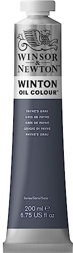 Winsor & Newton - Oil Colour Paint Winton Oil 200ml - Winsor and Newton - Winton Oil Colour - 200ml - Paynes Grey (32)