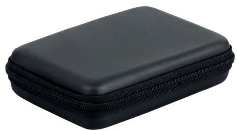 Zehui Étui rigide avec fermeture Éclair pour disque dur externe (6,35 cm/2,5) Noir