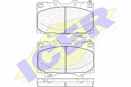 Icer Brakes 181723 Bremsbelagsatz, Scheibenbremse