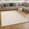 Paco Home Shaggy Hochflor Langflor Teppich Sky Einfarbig in Creme, Grösse:100x200 cm