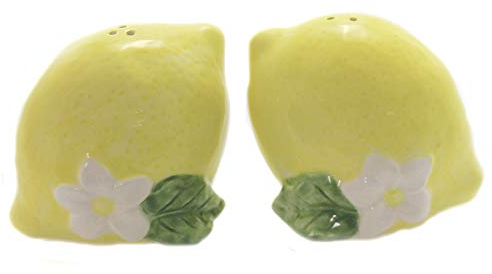 StealStreet ss-cg-40314 3,5 Dos Amarillo Limones con Blanco Flores salero y pimentero
