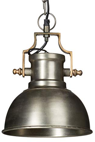 Relaxdays Hängeleuchte Industrie matt klein HBT ca. 130 x 21 x 21cm Hängelampe mit glockenförmigen Lampenschirm im Industriestil Pendelleuchte aus Metall Pendellampe E27 bis 40W, anthrazit