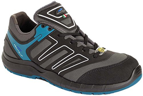 Aboutblu 5035102LA S3 ESD SRC Indianapolis Octane Low Sicherheitsschuh, wasserabweisend, Unisex, Blau, Leder, Größe 46 (Italien)