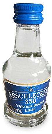 Partypack Wodka Feige Original Sepp Bumsinger's Arschlecken 350 - Likör 25 x 2 cl 20% vol.