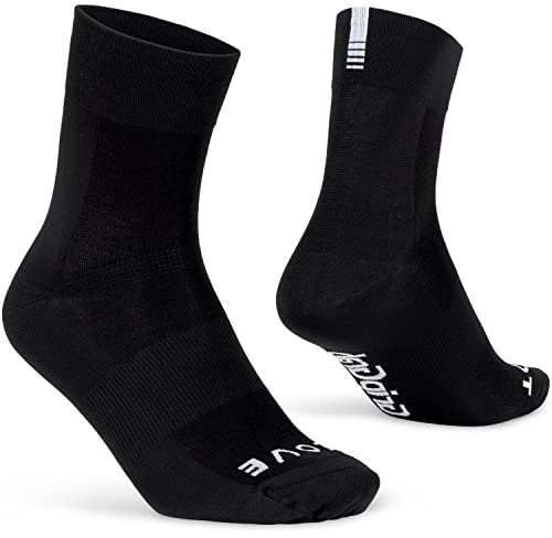 GripGrab Lightweight SL Performance Fahrrad Socken Sommer 1er und 3er Pack Eyecatching 2 Längen Fahrradsocken Kurz Lang