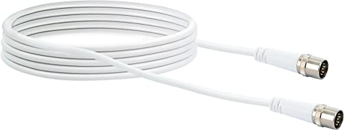 SCHWAIGER -KDSK50 042- Modem Anschlusskabel für Self-Install | bei hochhauflösenden Bild- und Tonübertragungen | für Multimediadosen, Set Top Boxen, sowie SAT- und Kabelreceiver mit F-Anschluss