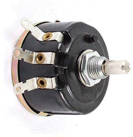 Aexit WX112 4,7 K Ohm 5 W rund 6 mm Schaft Rotary Draht Potentiometer