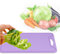 Tagliere in silicone per uso alimentare, tagliere flessibile antiscivolo per lavastoviglie, tagliere viola per uso domestico, porpora, 30 x 22 cm