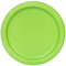 Unique 31374EU - Eco-Friendly Paper Plates - 18 cm - Lime Green Colour - 8 Count (Pack of 1)