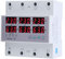 AC230-300V Voltmetro su Guida DIN Amperometro Trifase Sovratensione Protezione Sovracorrente Ripristino Automatico Display Digitale Tensione Corrente Tempo Reale(40A)