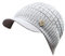 Zhiyao Beanie Mütz Damen Herren Mütze mit Schirm Fleece Visor Wintermütze Schirmmütze Strickmütze-Warm Schild für Winter, Grau, Einheitsgröße