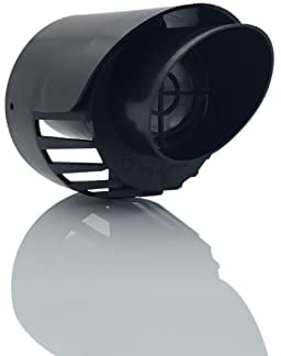 TYGERIX® Coaxial Wall Terminal for Intake and Exhaust Boilers 60/100 mm | Black Polypropylene | Air Intake and Smoke Evacuation for Condensing Boilers | Thicker More Resistance