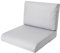 PillowPrim, Stulhkissen, Kissen für Rattansessel, Outdoor, Auflage, Palettenkissen, Sitzkissen, Rattanmöbel, Asche, 70 x 70 cm