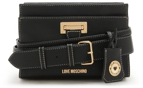 Love Moschino Damen Umhängetasche, Schwarz
