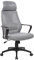 TRISENS Bürostuhl mit Lordosenstütze im Netzstoff-Design Schreibtischstuhl mit Wippfunktion ergonomischer Drehstuhl mit Einer verstellbaren atmungsaktiven Rückenlehne, Farbe:Schwarz/Grau