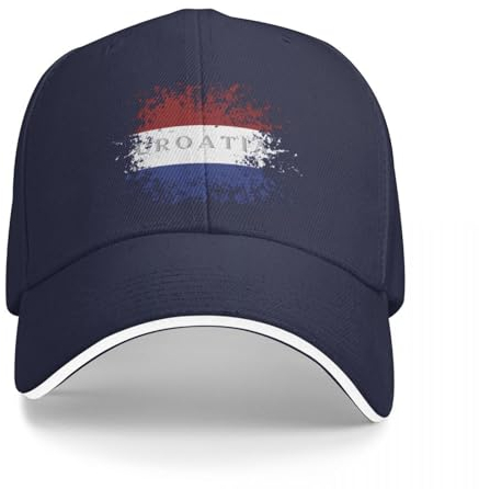 OAKITA Basecap Kroatien Vintage Grunge Flagge Baseball Cap Anime Hut Trucker Cap Mann Caps New In The Hat Herren Mütze Damen