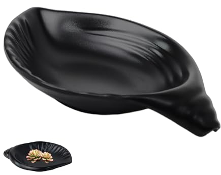 Klaimbmo Vassoio per gioielli Portachiavi Nero,Vassoio portachiavi Organizer portachiavi per l'ingresso,Vassoio Nero Vassoio Porta Bomboniere,ciotola di gioielli Decorazione della tavola regalo (A)