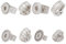 DELORIGIN 4 Stück Druckknöpfe Ringe Schmuck Verstellbarer Druckknopf Schmuck Chunk Ringe für Chunks Click Buttons Druckknöpfe für Frauen Fingerring Schmuckherstellung Zubehör