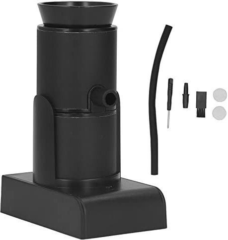 Cocktail-Bubble-Räucherpistole, tragbarer Räuchergerät für Cocktailgetränke und Lebensmittel, tragbare Räucherpistole für Sous-Vide-Fleisch, Lachs, Cocktails, Getränke, Käse, Grill (Black)