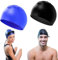 KLLJ Silicone Cuffia Nuoto,2pcs Unisex Cuffia Nuoto,Cuffia Piscina Donna e Uomo,Cuffia Nuoto Elastica,Cuffia da Bagno Unisex in Silicone,Cuffia da Piscina Antiscivolo, per Bagno Nuoto e Sport