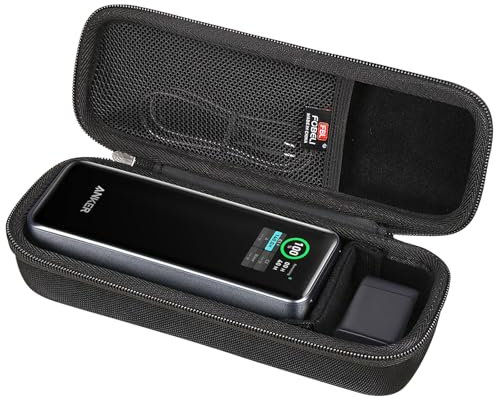 FBLFOBELI Hard Case Replacement for Anker Prime Power Bank 27650mAh 250W, Also Fits Anker 737 Power Bank (PowerCore 24K) + Anker 715 Charger (Nano II 65W) Comb, Case Only