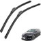 Automotive Scheibenwischer für Opel Insignia B Sports Tourer 2017-2021 wischerblätter Set für Frontscheibe Scheibenwischer Vorne Länge: 24 / 18 | hervorragende Sicht auf der Straße