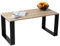 Mex-System Couchtisch - Wohnzimmertisch Modern Perfekt für Büro oder Wohnzimmer - Rechteckiger Kaffeetisch im modernen Stil 105x50x49 cm, Mittel- oder Beistelltisch für Tee und Kaffee, Buche