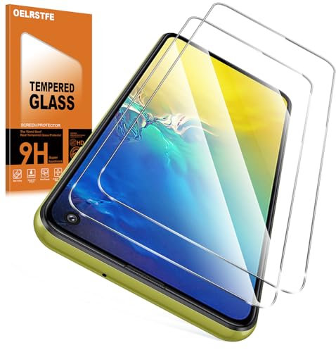 Oelrstfe 2 Stück Panzer Schutz Glas für Samsung Galaxy S10e 9H Härte Schutzfolie Schutzglas Ultra HD Transparent Displayschutzfolie Kratzfest Blasenfrei Anti-Fingerabdruck Displayschutz
