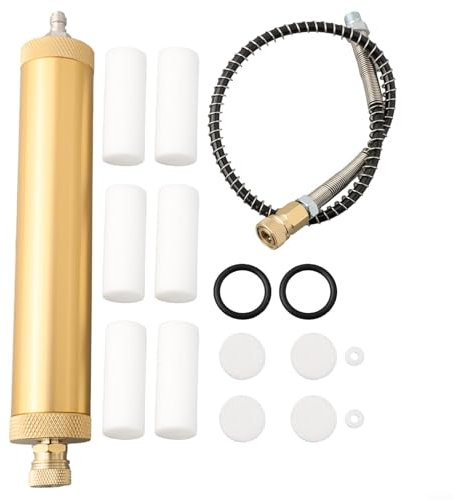 Gdfnmogo High Pressure Air Pump Filter 30Mpa 4500PSI, Compressor Oil Water Separator,Air Pump Filter Oil-water Separator 40x6.8L Gas