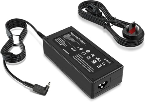 65W AC Adapter Charger Compatible for Acer Chromebook A13-045N2A 11 13 14 15 R11 CB3 CB5 C720p CB3-131-C3SZ CB5-571 Acer Swift 1 3 5 SF314-51 SF315-41 Laptop Power Supply Cord