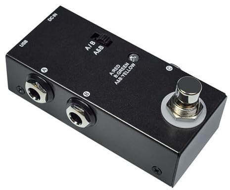 True Bypass E-Gitarre Effektpedal ABY Line Selectors Switches Small Guitar Effect Pedal ABY Channel Switches