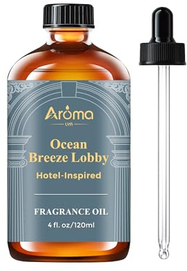 Ocean Breeze Lobby — a Hotel-Inspired Fragrance Oil that Feels Like a Coastal Resort Lobby(Not a Typical Ocean-Fresh Scent), Hotel Diffuser Oil for Home for Diffusers and Crafting