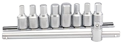 Draper 38329 Drain Plug Key Set, 3/8 Square Drive, 10 Pieces,Blue