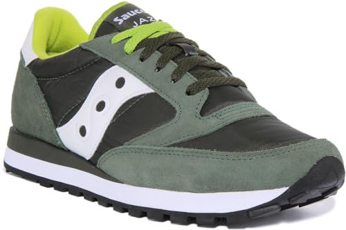 SAUCONY Men's Jazz Original Cross Trainers, Green Plate, 10 UK