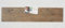 Magnettafel/Magnetboard in Holz-Optik: Eiche Cognac, Pinnwand aus Vinyl mit Stahl-Rückseite, 100cm x 22,5cm