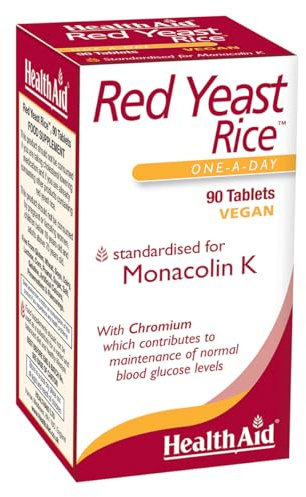HealthAid Red Yeast Vegan - 90 Vegan Tablets