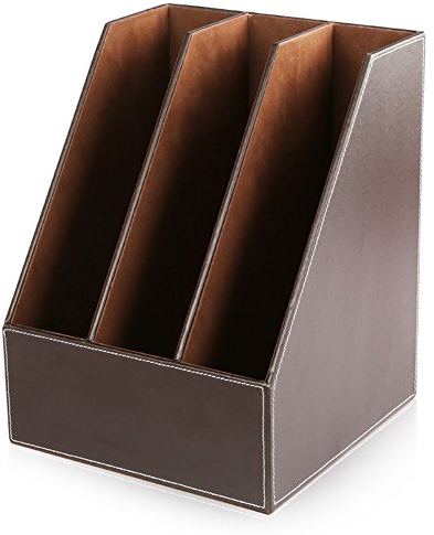 KINGFOM™ Leder Stehsammler A4