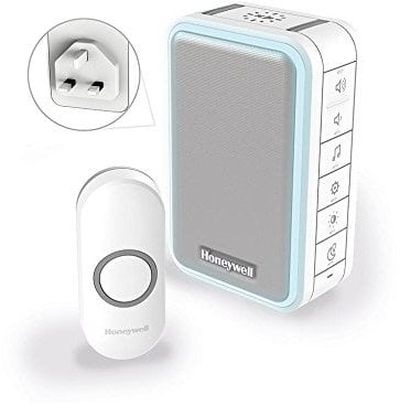 Honeywell Series 3 DC315NBS Plug-In White 150M Doorbell with Halo Light