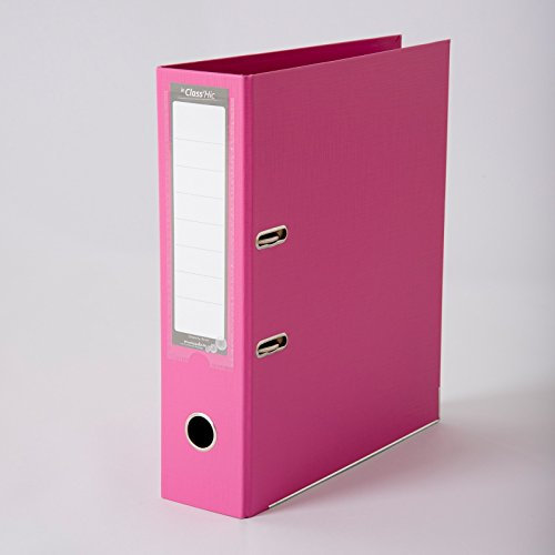 Classeur A4 Class'Hic ROSE haut de gamme - dos 8 cm - Lot de 1