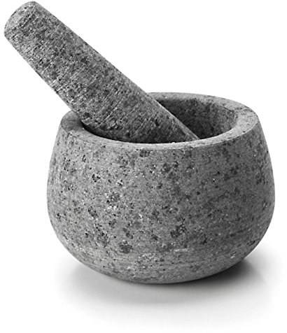 LACOR 60517 Mortier/Pilon Granit Gris 12 cm