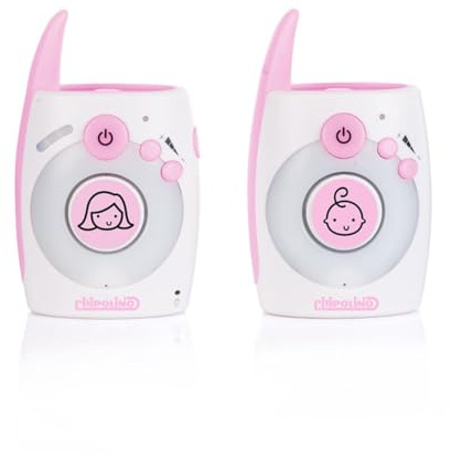 Chipolino Babyphone Astro, 300 m Reichweite, Zweiwege-Kommunikation, USB Adapter rosa