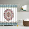 X-Labor Bunt Baum Duschvorhang 240x200cm Anti-Schimmel Wasserdicht Polyester Textil Stoff Badewannevorhang Shower Curtain (240 * 200cm (BxH), Mandala)