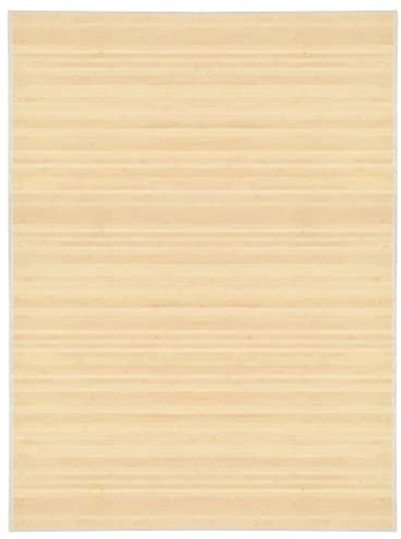 vidaXL Tapis Bambou 150x200 cm Naturel Salon Salle de Séjour Tapis de Sol