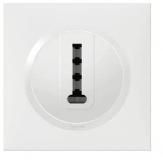 Prise téléphone PTT Dooxie Legrand complet Blanc