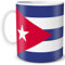 TRIOSK Teebecher mit Flagge Kuba Länder Flaggen Geschenk Tassen Reise Souvenir Cuba für reiselustige Weltenbummler