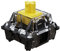 Gateron KS-15 RGB Optical Mechanical MX Type Key Switch - Clear top (120 Pcs, Yellow)