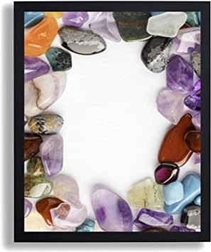 arte-tuo Bilderrahmen Opal X | 50x70 cm | Schwarz matt | Antireflex Kunstglas | Poster Puzzle Diamond Painting Drucke