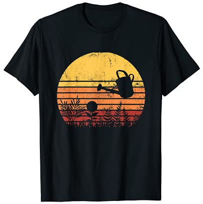 Arrosoir Retro Jardinage Jardinier Jardinier Travailleur T-Shirt